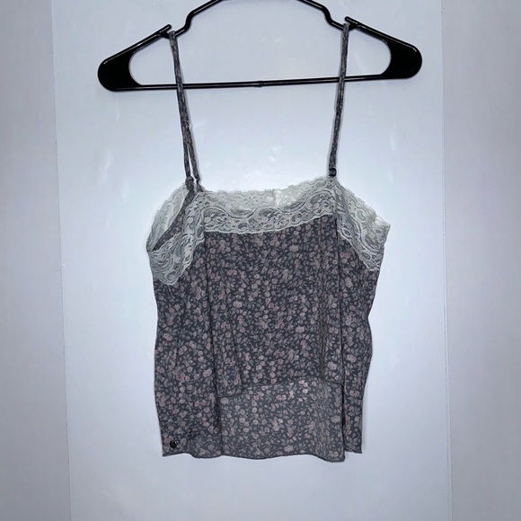 Abercrombie & Fitch floral lace camisole tank top size small - Picture 3 of 4